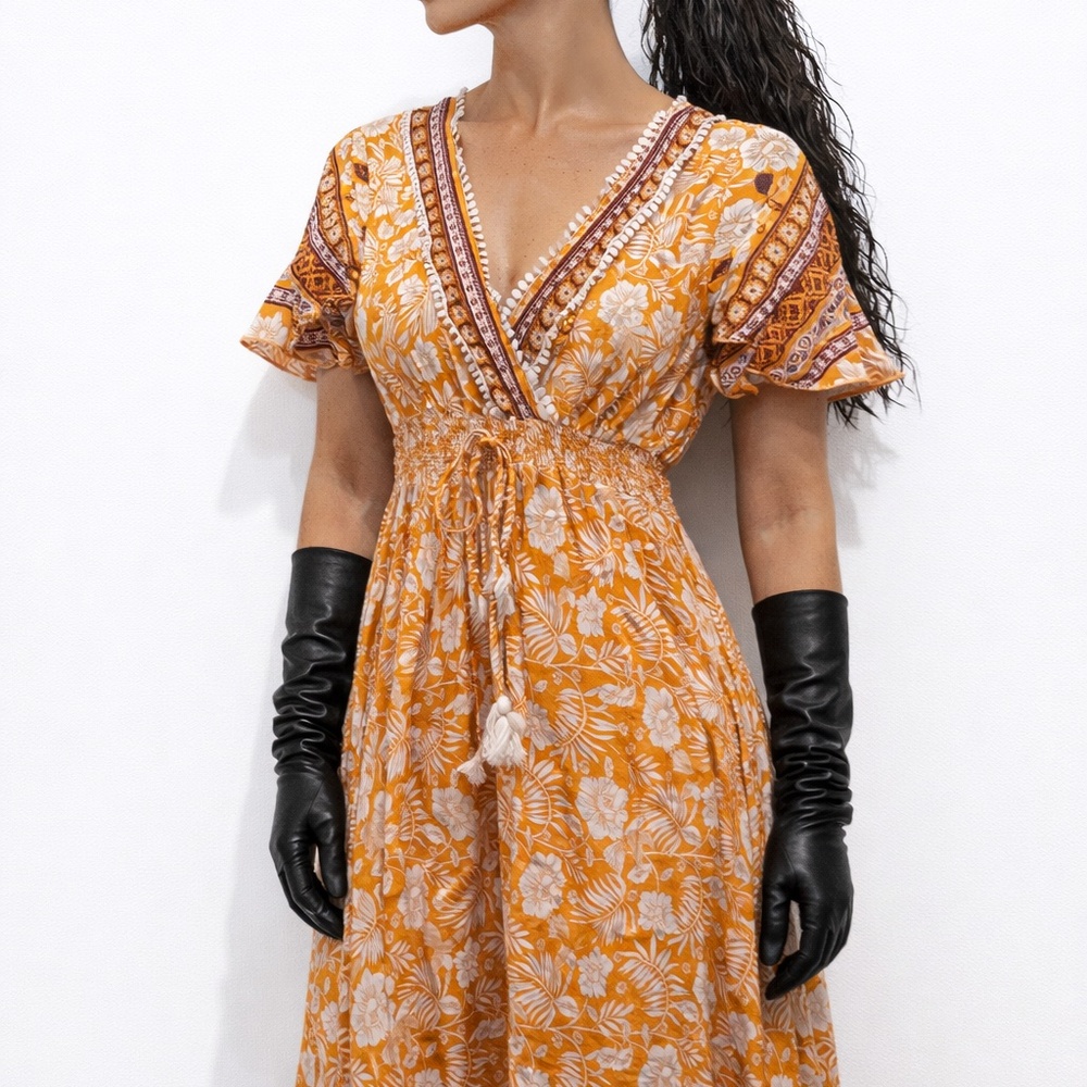 Pattern Summer Dress  (SM)